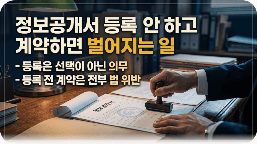 정보공개서 등록, 가맹본부 설립 후 가장 먼저 해야 할 일일까요?