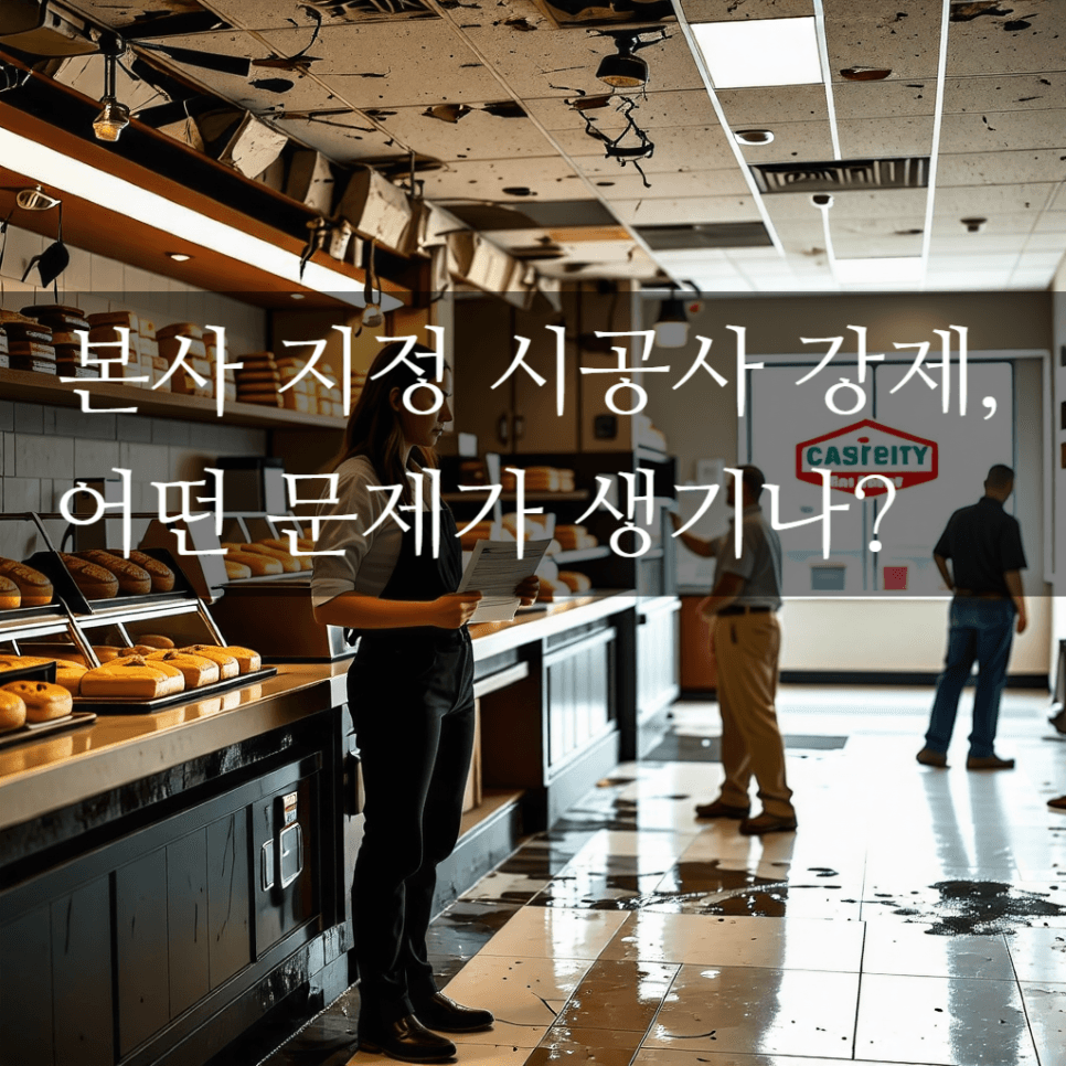 본사 지정 인테리어 시공, 반드시 따라야 할까? – 프랜차이즈 인테리어 분쟁의 법적 기준과 실무 대응