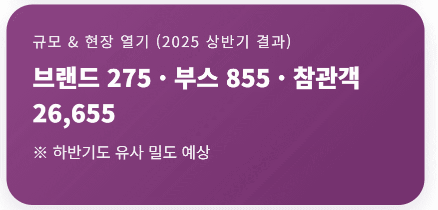 9월 IFS 창업 박람회, 사전등록만 해도 달라지는 관람 경험, 가맹거래사가 알려드리는 꿀팁!