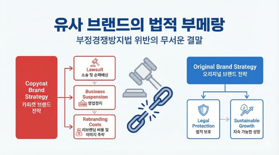 "메가커피인 줄 알았어요" 유사 상표 브랜드 창업 전, 점주님이 반드시 체크해야 할 법적 리스크 3가지, 공정가맹거래사