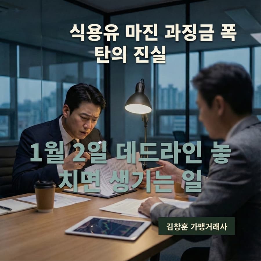 설탕 마진 남기다 과징금? 4월 정보공개서 정기변경, '이것' 안 빼면 큰일 납니다.