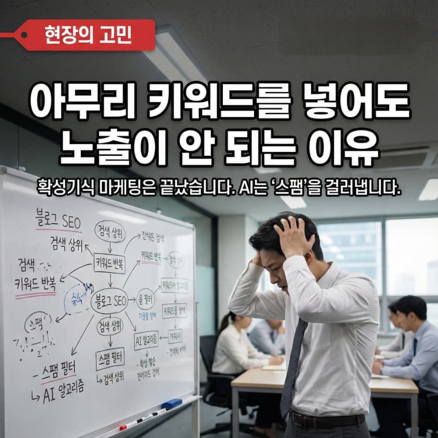 [뉴스]네이버가 구글을 이겼습니다. 사장님, 이제 '키워드 도배'는 멈추세요.