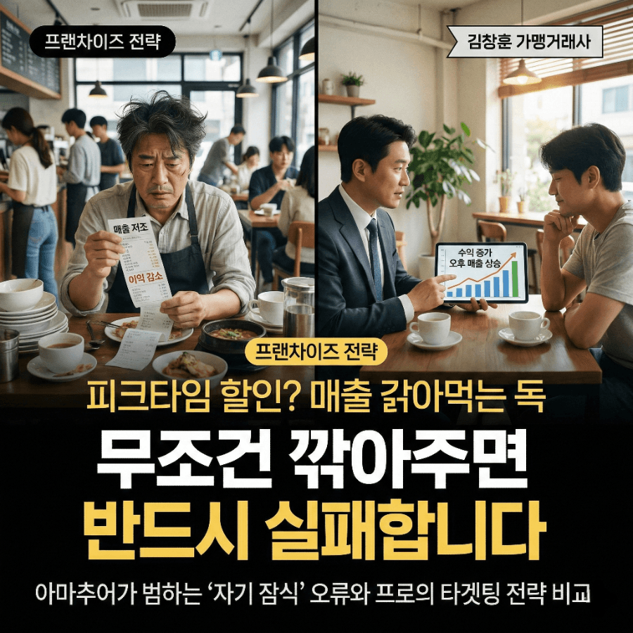 프랜차이즈 구독모델, '할인'으로 접근하면 100% 실패합니다 (타임세이프 전략)