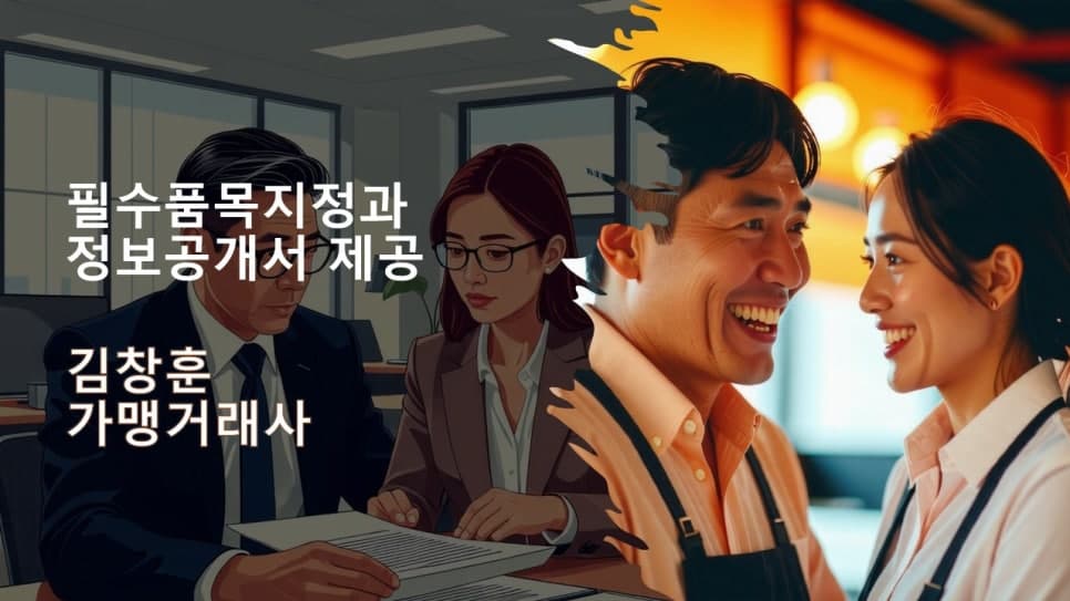 가맹본부 필독! 필수품목 지정과 정보공개서 제공, 이거 놓치면 큰일 난다.